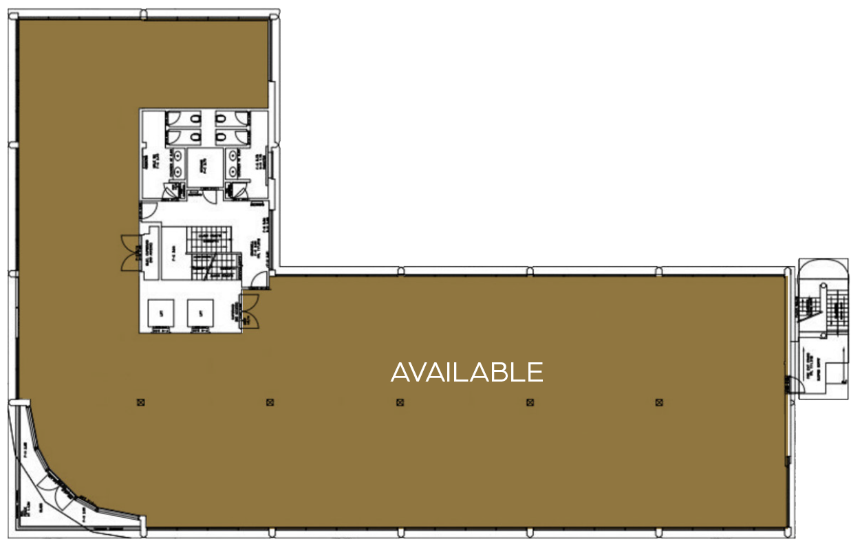 3rd floor (6,300 sq ft) AVAILABLE
